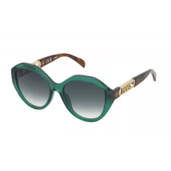TOUS Occhiali da sole donna STOB90-550G61 Havana marrone sfumato rettangolari 55mm