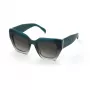 TOUS Occhiali da sole donna STOC37-510D77 Havana marrone acetato montatura squadrata con lenti marroni sfumate 51/21/140 mm