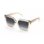 TOUS Occhiali da sole donna STOC40-5609TU - Montatura rettangolare nera con lenti grigie sfumate - 56/17/140 mm