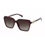 TOUS Occhiali da sole donna STOC74-5609FH Havana in acetato marrone sfumato 56 mm