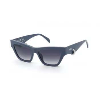 TOUS Occhiali da sole donna STOD06V5504G5 Marrone Acetato Sfumato Grigio 55mm