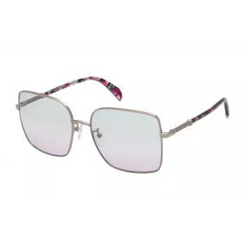 TOUS Occhiali da sole donna STO435580A39 - Montatura nera lenti grigie 58mm
