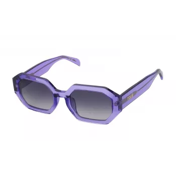 TOUS Occhiali da sole donna STOB83530C52 Havana acetato marrone sfumato UV400