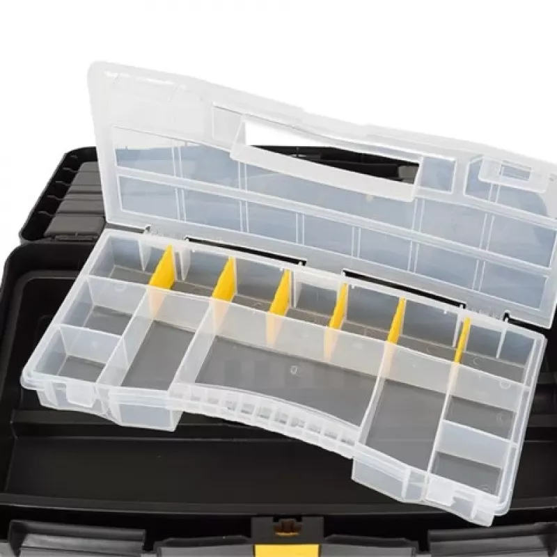 TOYA VOREL 78734 carrello portautensili con 7 cassetti, rosso/nero