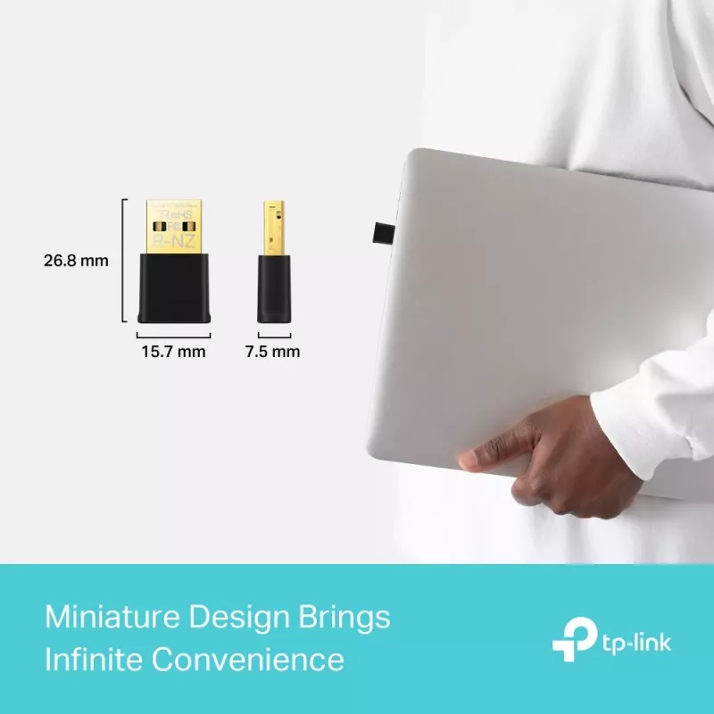 TP-LINK Archer TX1800U Nano Adattatore USB AX1800 Dual Band Wi-Fi 6, 1.8 Gbps