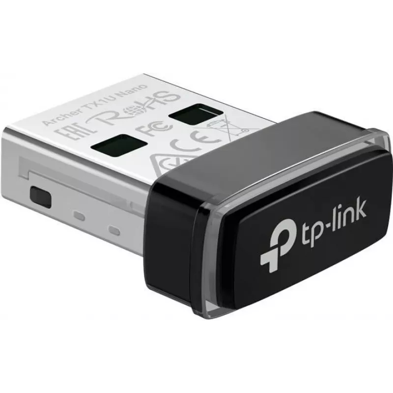 TP-Link Archer TX1U Nano AX300 adattatore USB Wi-Fi 6 con antenne interne, USB 2.0