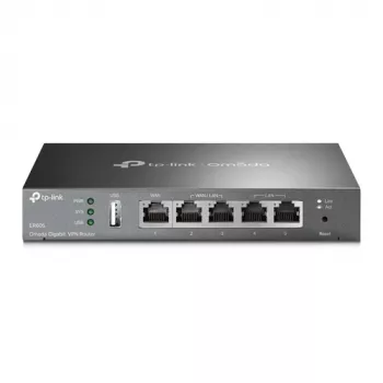 TP-LINK ER605 SafeStream Router - router VPN Gigabit con switch 4 porte, 3 porte WAN, montaggio a parete