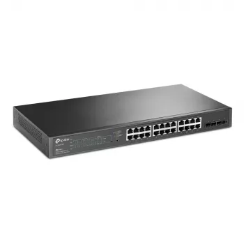 TP-Link JetStream Switch Gigabit Smart PoE+ 28 porte con 24 porte PoE+ e 4 slot SFP