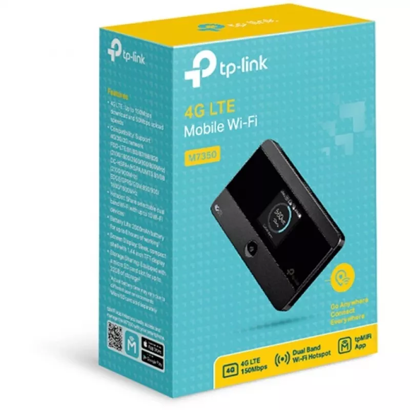 Router mobile 4G LTE TP-Link M7350 nero