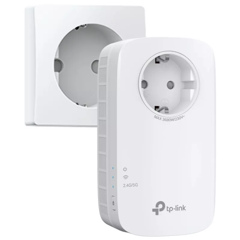 TP-LINK RE660X Range Extender Dual-Band Wi-Fi 6, 2,4 GHz e 5 GHz, 802.11ax