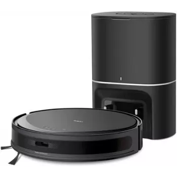 TP-Link Tapo RV20 Max Plus robot aspirapolvere e lavapavimenti con stazione di aspirazione, navigazione LiDAR, aspirazione 4200 Pa, batteria 2600 mAh, Wi-Fi, Alexa e Google Assistant