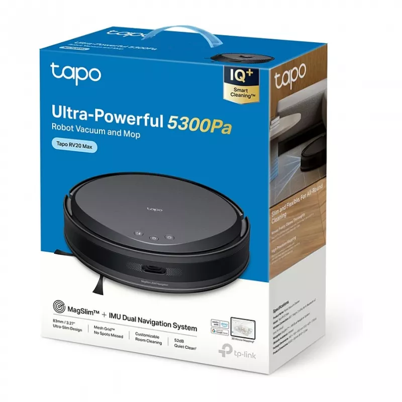 TP-LINK Tapo RV20 Max Robot aspirapolvere - senza sacchetto