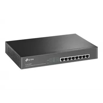 TP-Link TL-SG1008MP Switch Gigabit Ethernet PoE+ Unmanaged (8 porte, budget 126W, Nero)