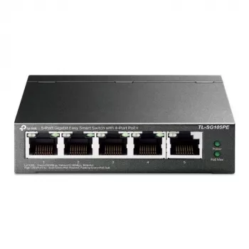 TP-Link TL-SG105PE switch Easy Smart Gigabit con 4 porte PoE+