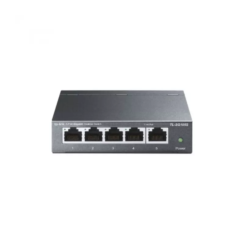 TP-Link TL-SG105S Switch desktop Gigabit 5 porte, case in metallo, v5.0