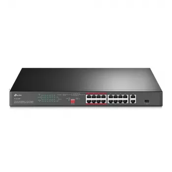 TP-Link TL-SL1218P switch Fast Ethernet PoE+ 18 porte con 2 Gigabit e 1 SFP