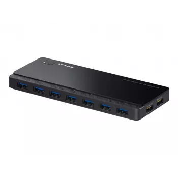 TP-LINK UH720 hub USB 3.0 7 porte con 2 porte Smart Charging - nero