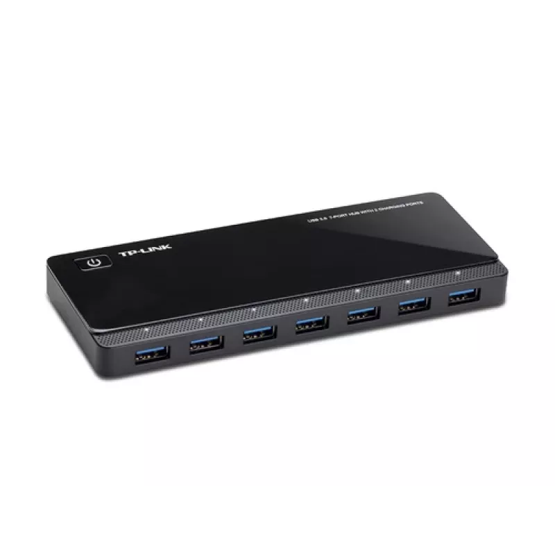 TP-LINK UH720 hub USB 3.0 7 porte con 2 porte Smart Charging - nero