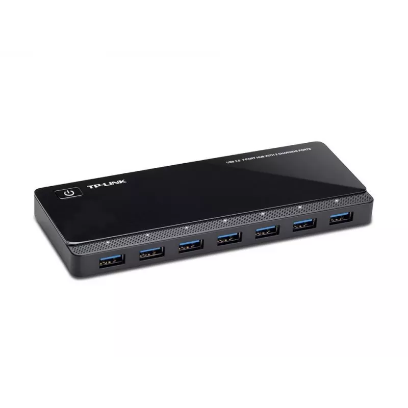 TP-LINK UH720 hub USB 3.0 7 porte con 2 porte Smart Charging - nero