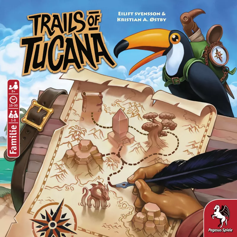 Trails of Tucana - Flip & Write Gioco da tavolo