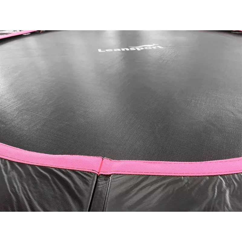 Trampolino LEAN Sport Max 14ft Black-Pink