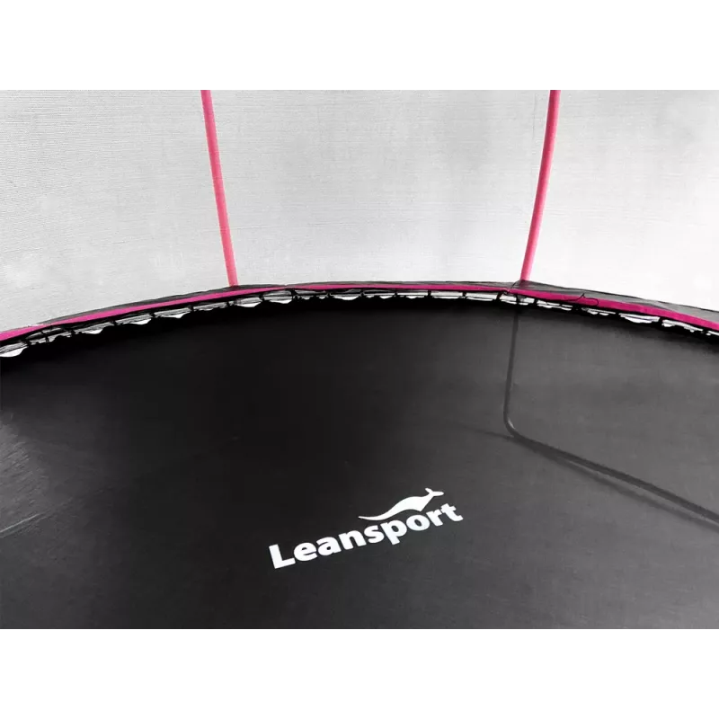 Trampolino LEAN Sport Max 14ft Black-Pink
