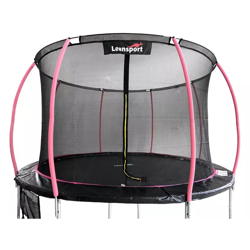 Trampolino LEAN Sport Max 14ft Black-Pink