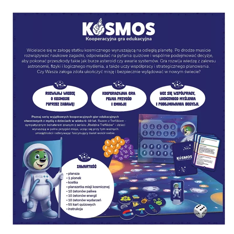 TREFL GRY Gioco educativo: Cosmo – La famiglia Treflik Trefl 02911