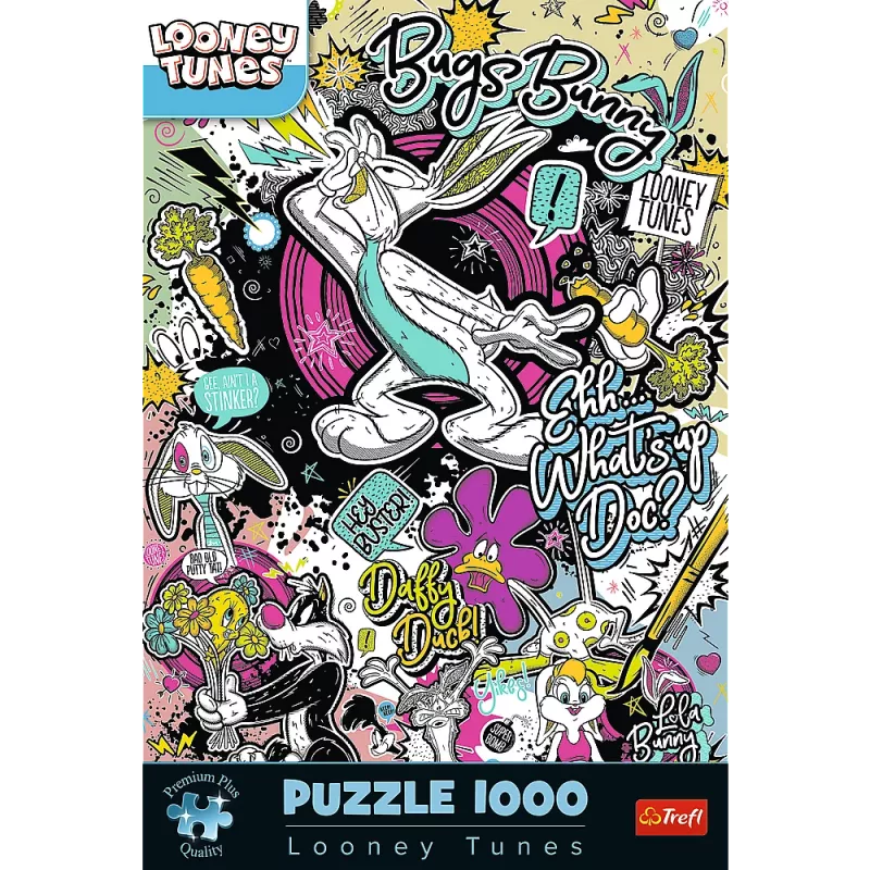Puzzle TREFL 1000 Premium Plus - Looney Tunes FSC Mix 70% 12066