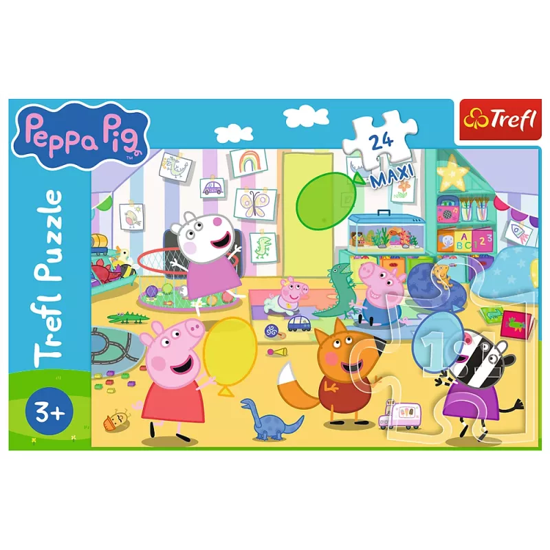 TREFL PUZZLE Puzzle 24 Maxi - Beautiful Peppa - Peppa Pig Trefl 14367