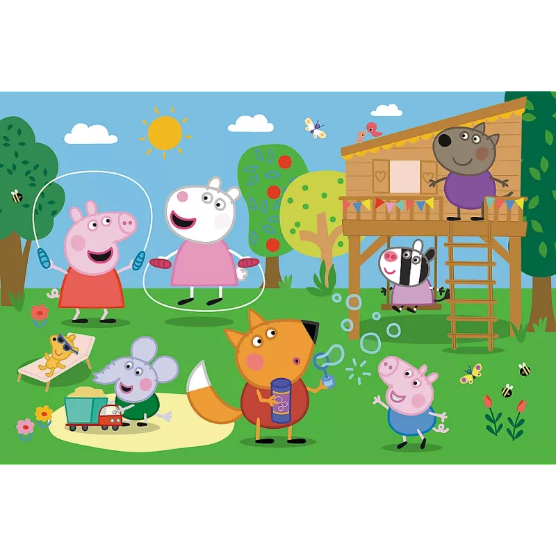 TREFL PUZZLE Puzzle - 24 Maxi - Divertimento nella radura - Peppa Pig 14342