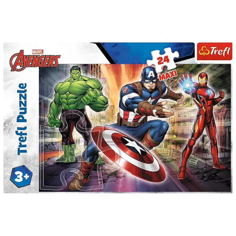 TREFL PUZZLE Puzzle - 24 Maxi - Nel mondo degli Avengers