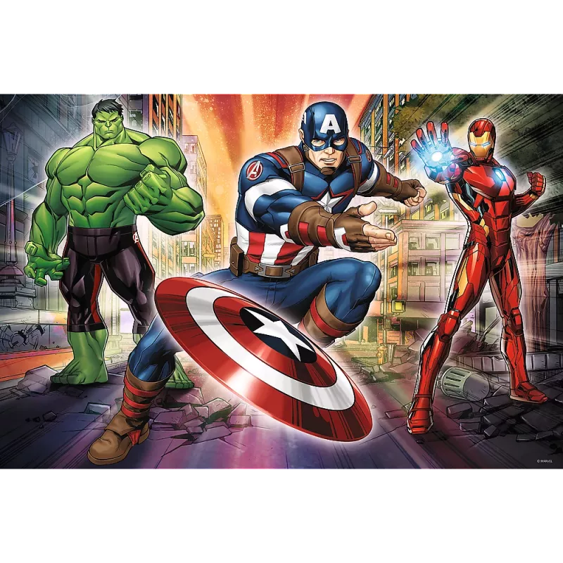 TREFL PUZZLE Puzzle - 24 Maxi - Nel mondo degli Avengers