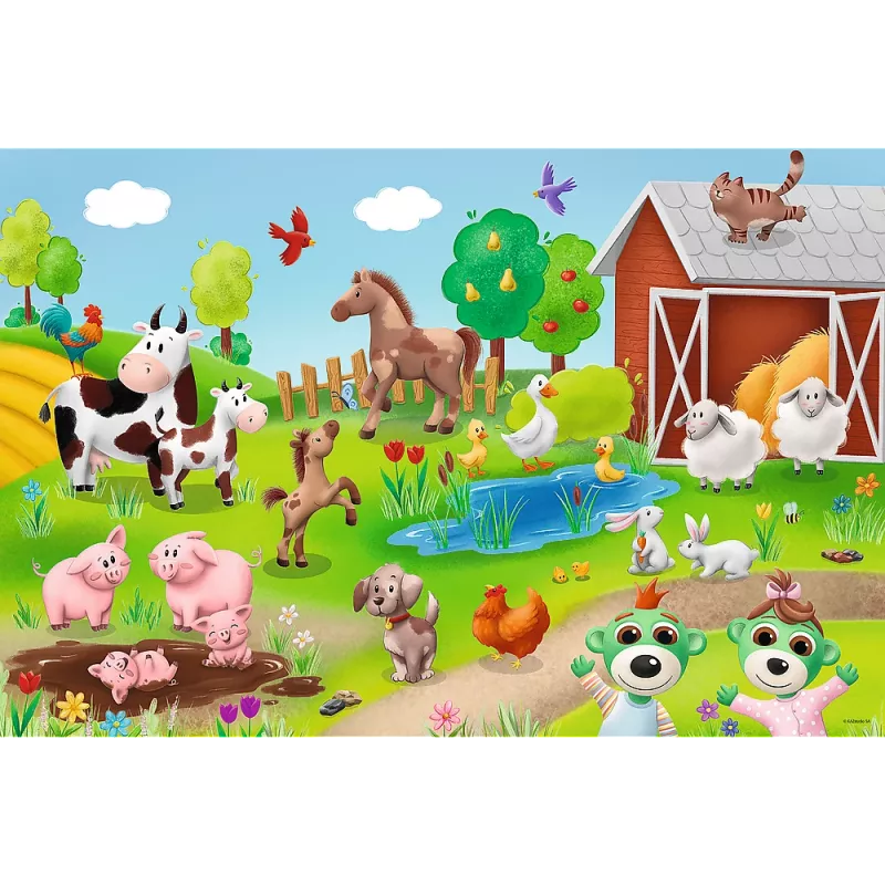 TREFL PUZZLE Puzzle 24 Maxi - Little Ones and Animals - Trefl 14372