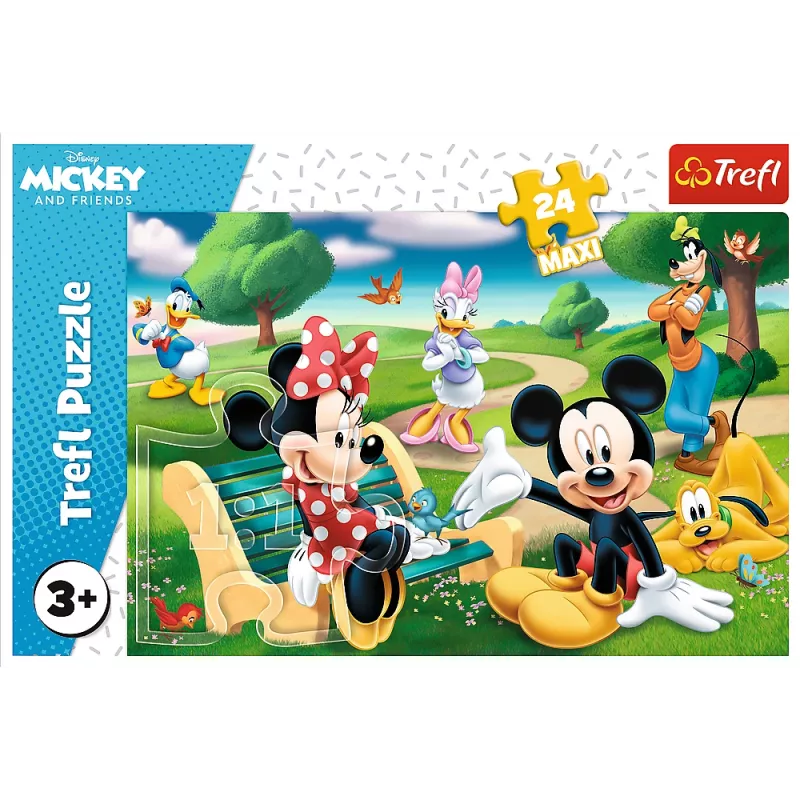 TREFL PUZZLE Puzzle - 24 Maxi - Topolino con gli amici - Disney Standard Characters