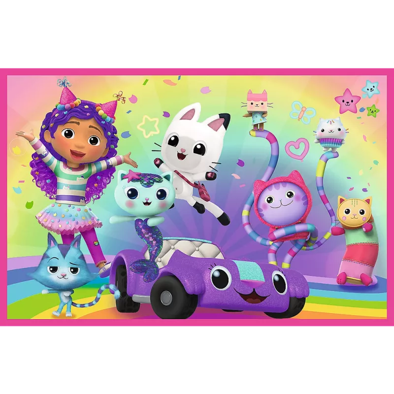 Puzzle Trefl - 2x24 - Fun with Gabby - Universal Gabbys Dollhouse Trefl 34433