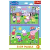 TREFL PUZZLE Puzzle - 2x24 - Peppa al parco giochi - Peppa Pig 34435