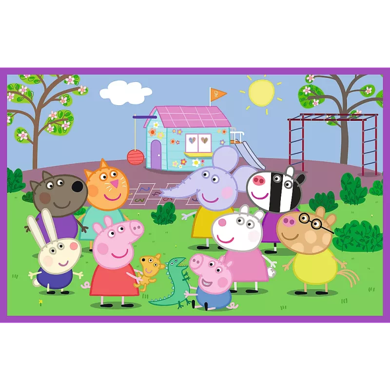 TREFL PUZZLE Puzzle - 2x24 - Peppa al parco giochi - Peppa Pig 34435