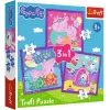 Puzzle - 3 in 1 - Le abitudini di Peppa Pig Trefl 34893
