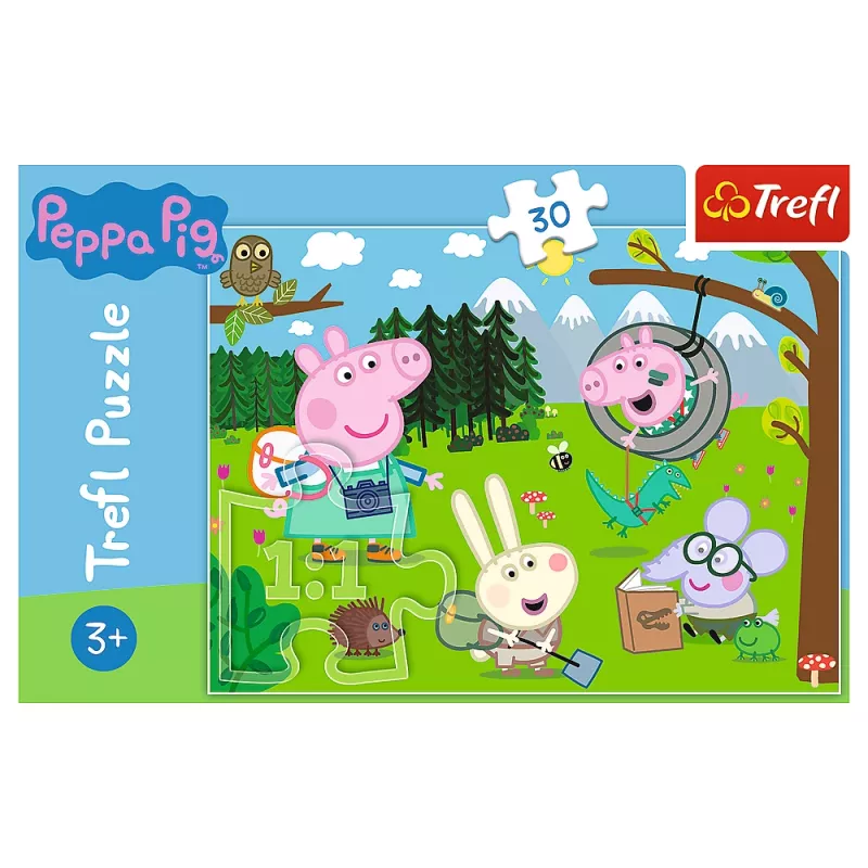 TREFL PUZZLE Puzzle - 30 - Spedizione nel bosco - Peppa Wutz Trefl 18245
