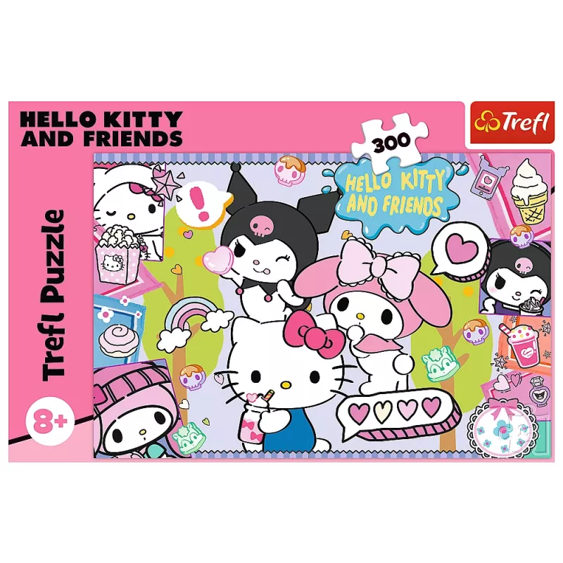 Puzzle Trefl 300 - Crazy Trio - Hello Kitty