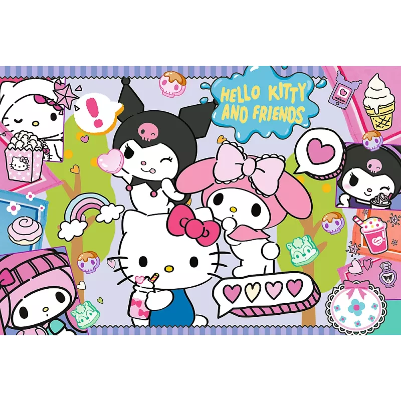 Puzzle Trefl 300 - Crazy Trio - Hello Kitty