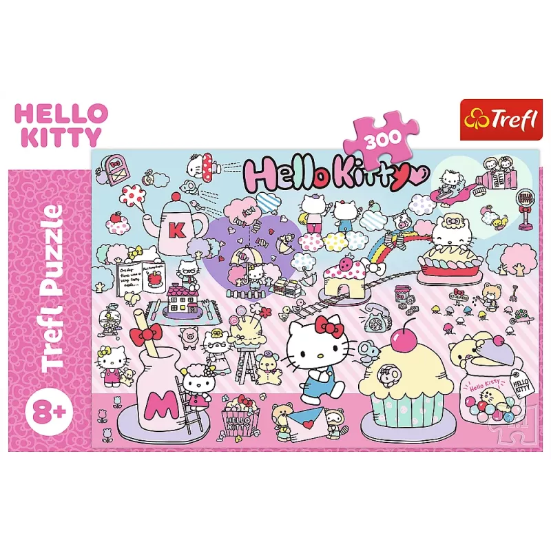 TREFL PUZZLE Puzzle – 300 pezzi – Entdecke die Welt von Hello Kitty – Hello Kitty Trefl 23031