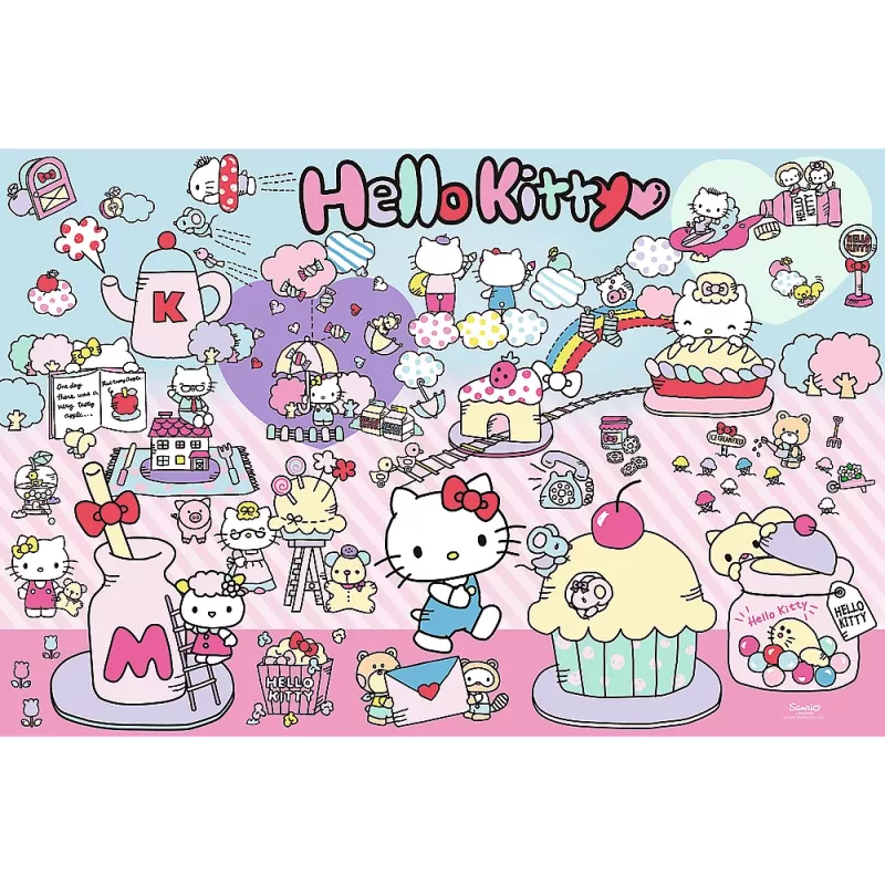 TREFL PUZZLE Puzzle – 300 pezzi – Entdecke die Welt von Hello Kitty – Hello Kitty Trefl 23031