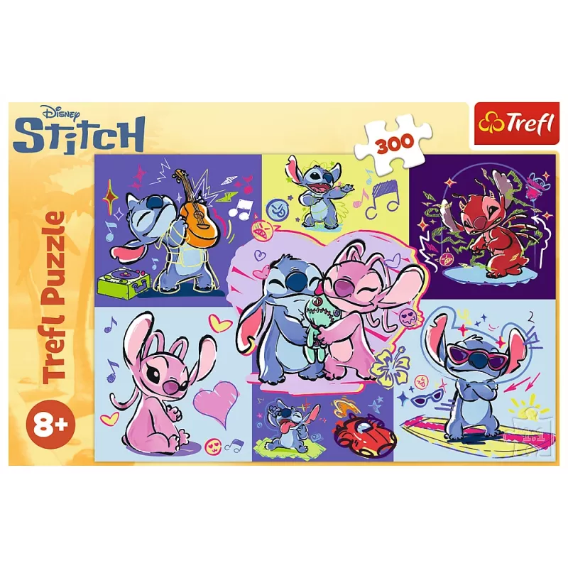 Puzzle Trefl – 300 pezzi – Spirited Stitch – Disney Lilo and Stitch Trefl 23033