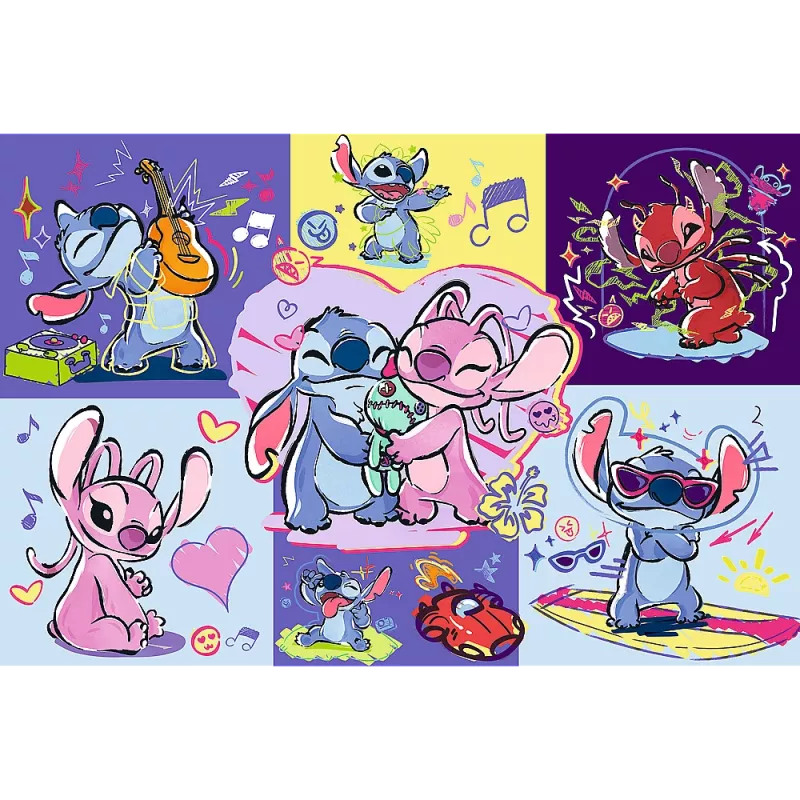 Puzzle Trefl – 300 pezzi – Spirited Stitch – Disney Lilo and Stitch Trefl 23033