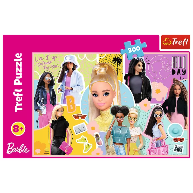 Puzzle Trefl - 300 - Your Favorite Barbie - Mattel, Barbie 23025