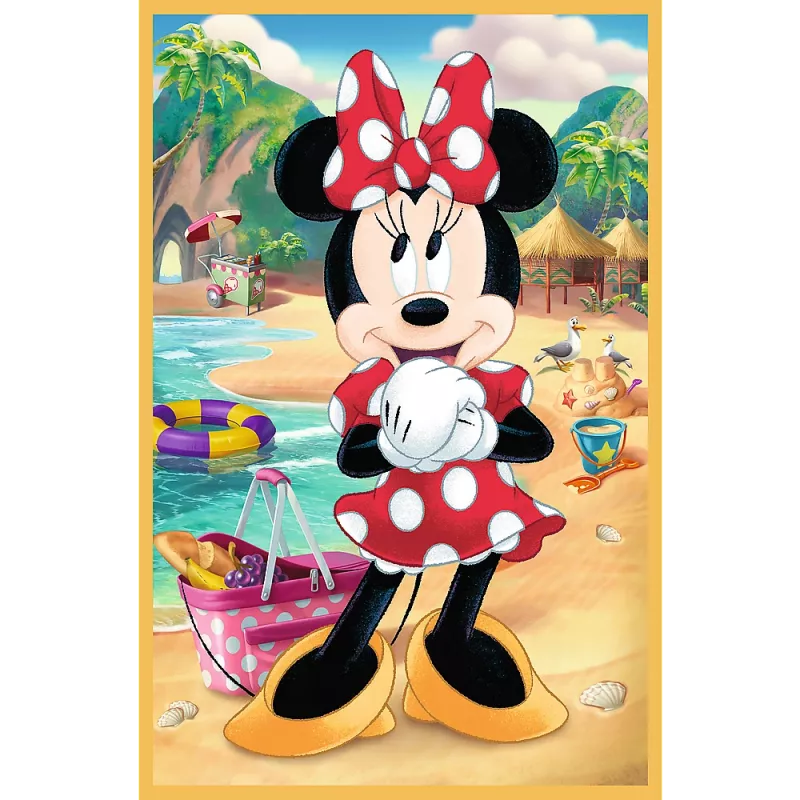 Puzzle - 3x50 - Topi in vacanza Disney Trefl 34881