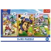 Puzzle - 3x80 - Dog Pack Paw Patrol Trefl 34886