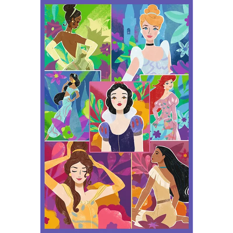 Puzzle - 3x80 - Princess friends - Disney Princess Trefl 34884